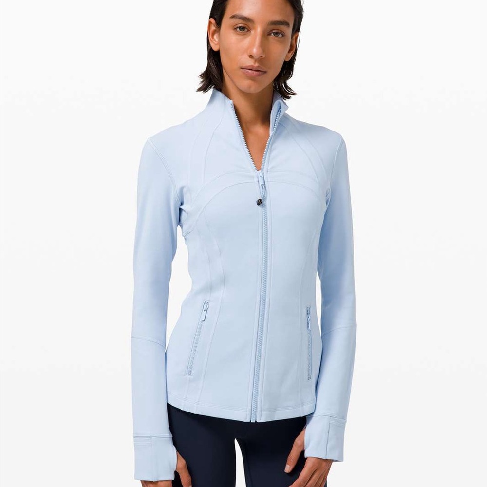 Lululemon Athletica Blue Utility Jacket with Streamlined Silhouette